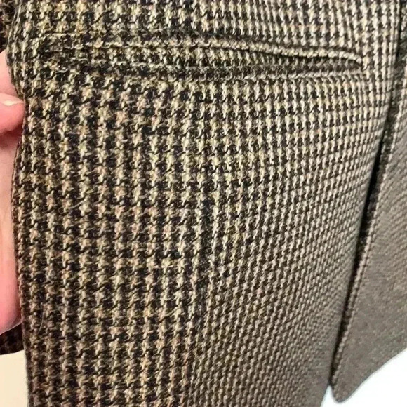 Men’s 90% wool/10% cashmere houndstooth blazer with 2 inner and 3 outer pockets - Picture 9 of 11